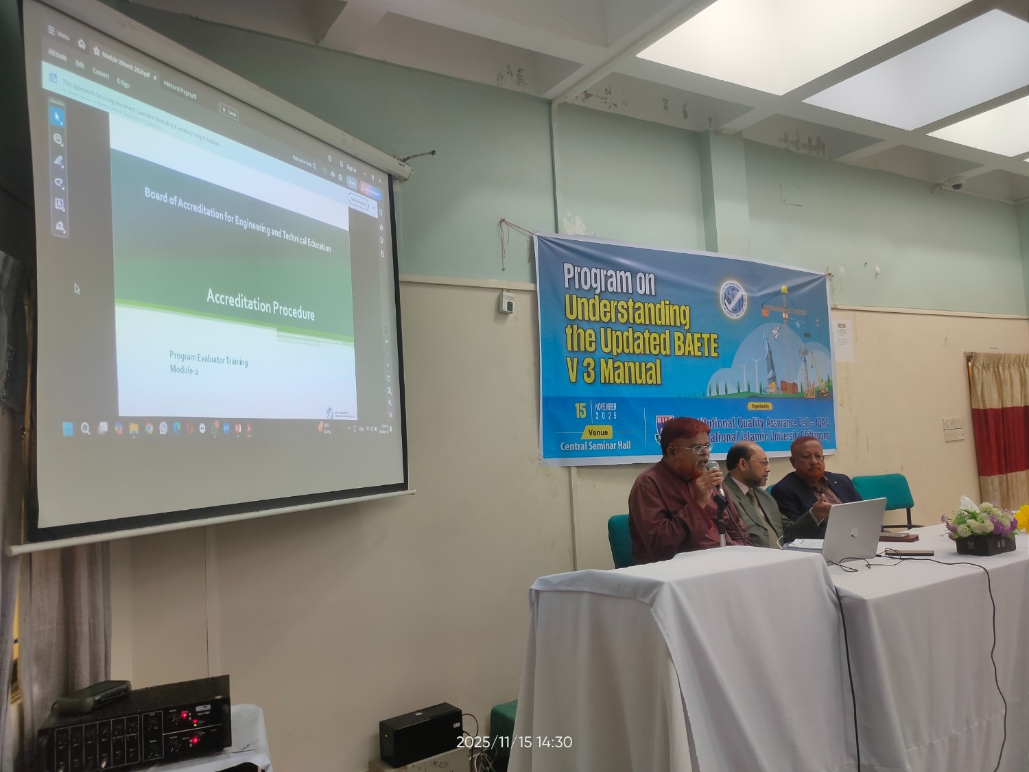 Workshop on Understanding the BAETE Version-3 Manual - 15 Nov 2025